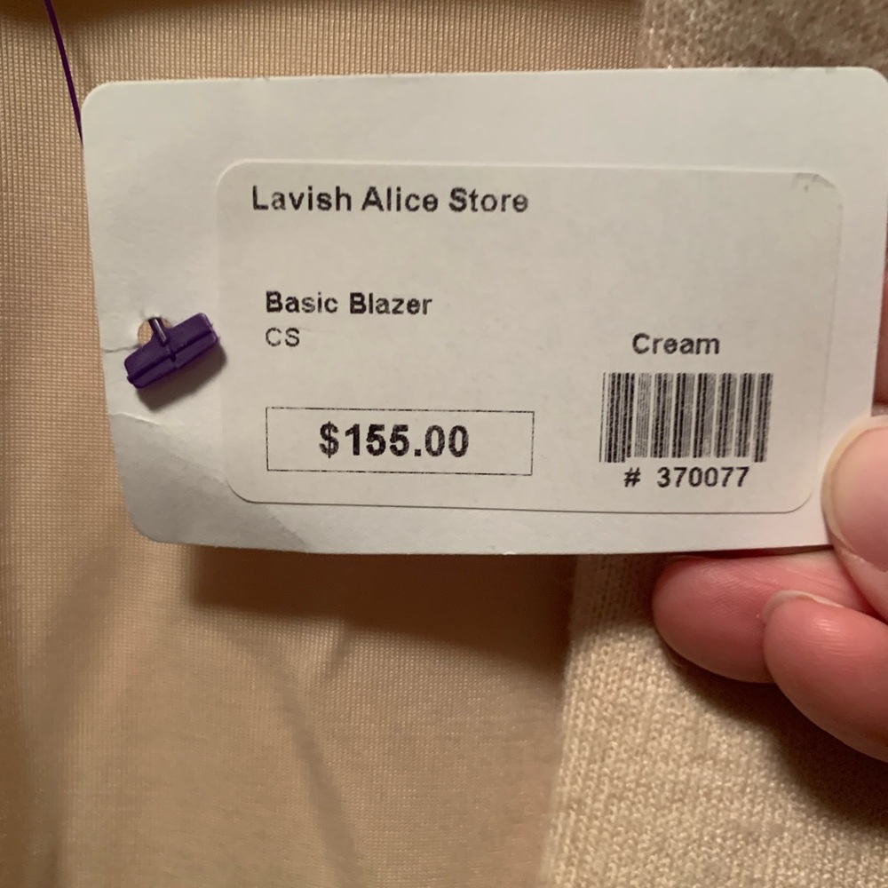 NWT Lavish Alice Basic Blazer - Picture 4 of 8